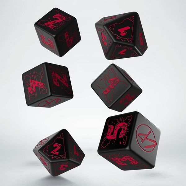 Набір кубиків Cyberpunk Red: Night City Essential Set (6) SCPE01 фото