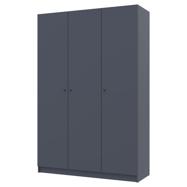 Шафа для одягу 3-дверна Doros Промо Графіт 135&times;48&times;204 см (44900233) 44900233 фото