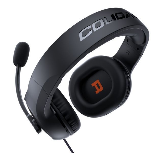 Гарнитура проводная игровая Cougar HX330 Black/Orange 1605004 фото
