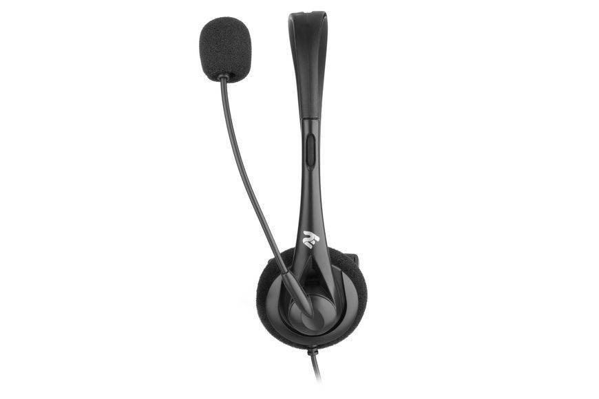 Гарнитура ПК моно On-ear 2E CH11 USB, omni-mic, 2 м, чёрная 2E-CH11MU фото