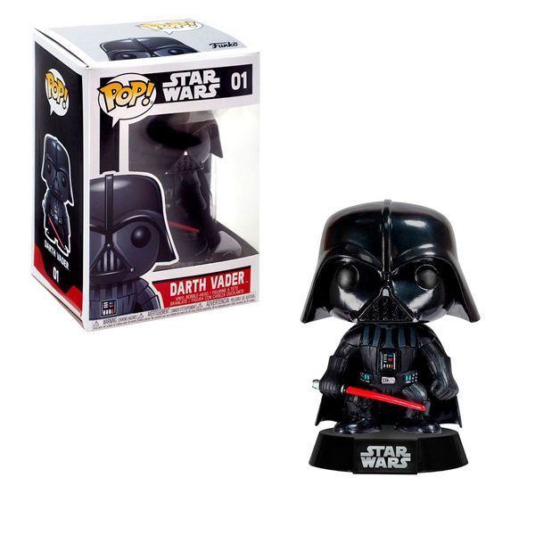 Дарт Вейдер зі світловим мечем - Funko POP Star Wars #01: Darth Vader optfunko135 фото