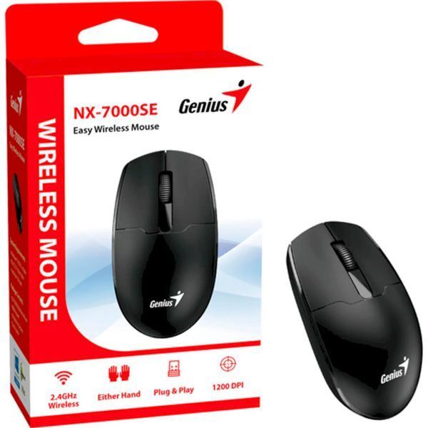 Мышь Genius Ergo 8350S, Silent, AI, WL, бело-серый 31030041401 фото