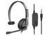 Гарнитура ПК моно On-ear 2E CH12 mini-jack, omni-mic, 1.2 м, чёрная 2E-CH12MJ фото 7