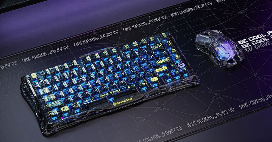 Мышь GravaStar Mercury M2, BT/WL/USB-A, RGB, чёрно-прозрачный GRAVASTARM2_XTAL_BLK фото Мышь GravaStar Mercury M2, BT/WL/USB-A, RGB, чёрно-прозрачный GRAVASTARM2_XTAL_BLK фото