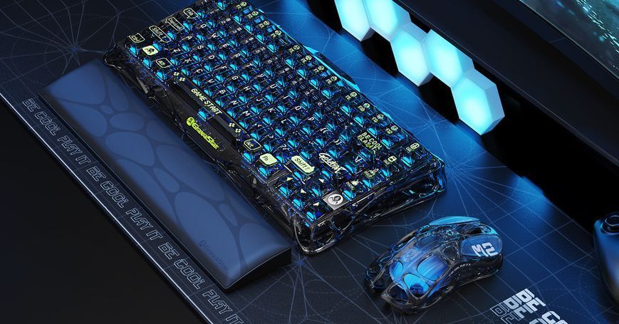 Мышь GravaStar Mercury M2, BT/WL/USB-A, RGB, чёрно-прозрачный GRAVASTARM2_XTAL_BLK фото Мышь GravaStar Mercury M2, BT/WL/USB-A, RGB, чёрно-прозрачный GRAVASTARM2_XTAL_BLK фото