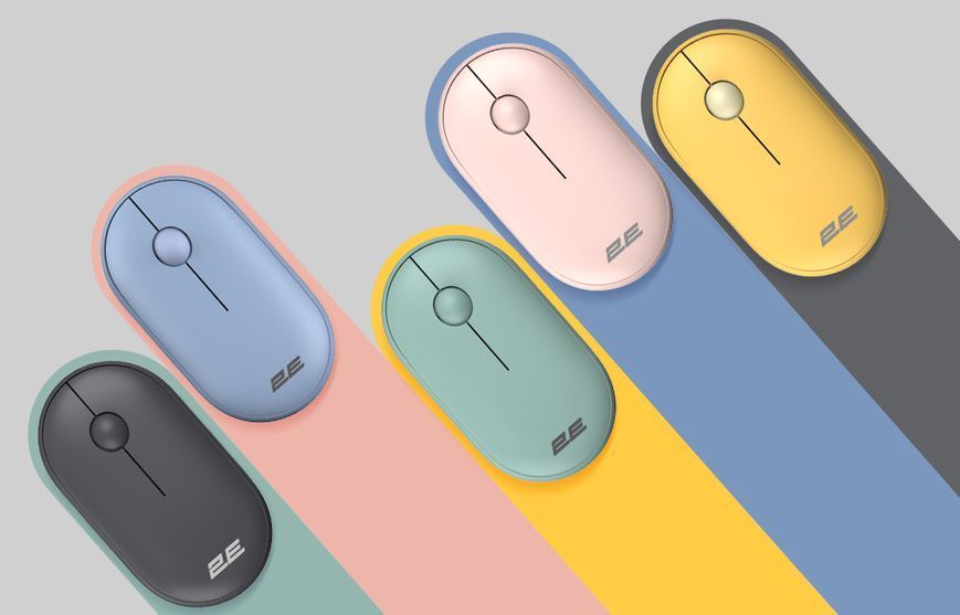 Миша 2E MF300 Silent, WL/BT, графітово-чорний 2E-MF300WBK фото