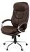 Крісло АКЛАС Валенсія Soft CH MB (Шкіра LC-K Dark brown/PU Dark brown) 76464 фото 2