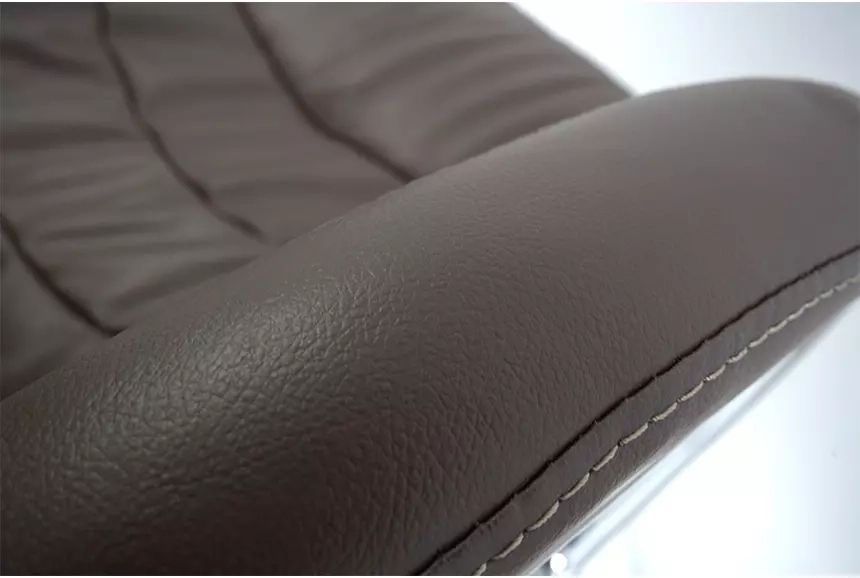Крісло АКЛАС Валенсія Soft CH MB (Шкіра LC-K Dark brown/PU Dark brown) 76464 фото