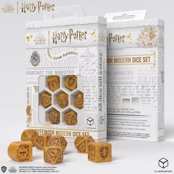Набір кубиків Harry Potter. Gryffindor Modern Dice Set - Gold (7) 190142/2023/1/B фото