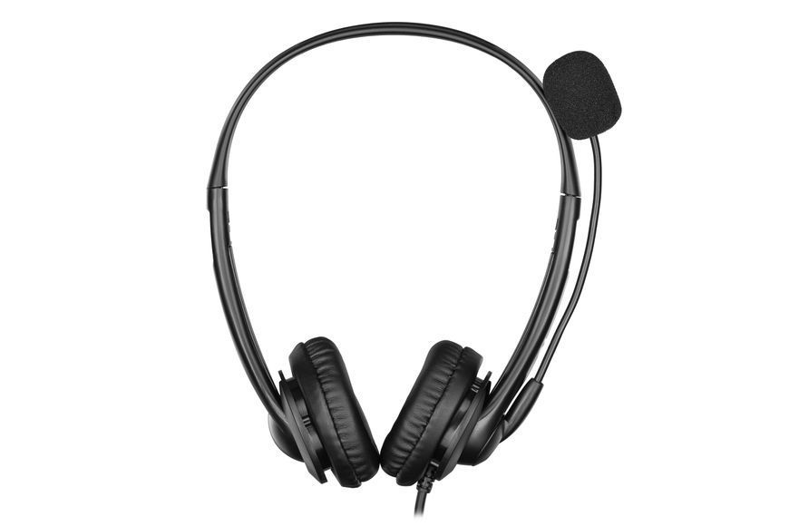 Гарнитура ПК стерео On-ear 2E CH11 USB, omni-mic, 2 м, чёрная 2E-CH11SU фото