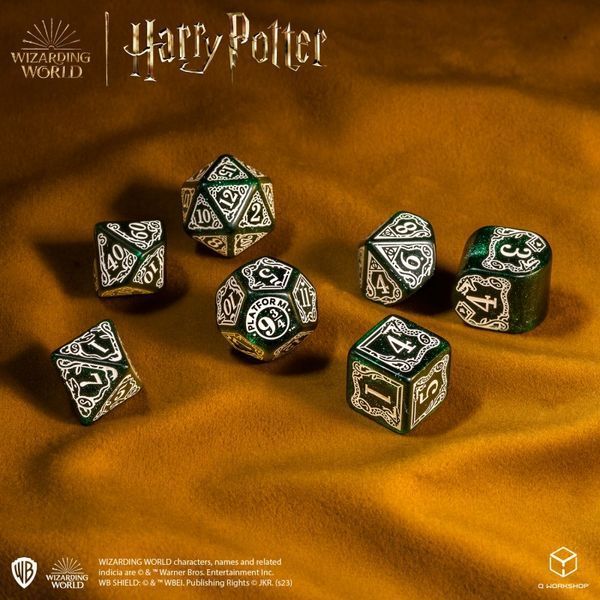 Набор кубиков Harry Potter. Slytherin Modern Dice Set - Green (7) 190142/2023/2/A фото