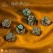Набор кубиков Harry Potter. Slytherin Modern Dice Set - Green (7) 190142/2023/2/A фото 4