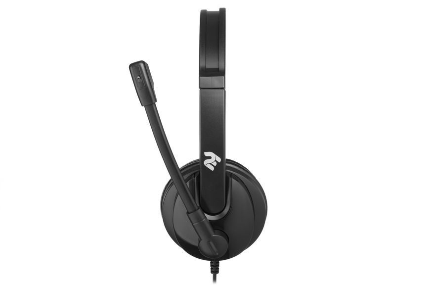 Гарнитура ПК стерео On-ear 2E CH12 USB, omni-mic, 2 м, чёрная 2E-CH12SU фото