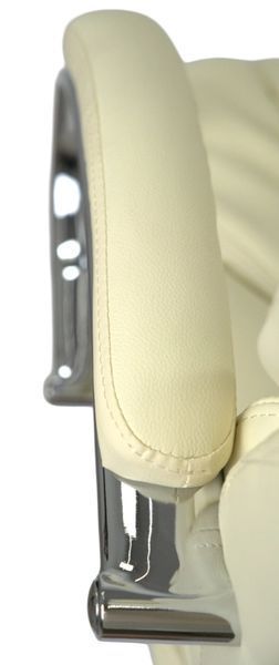 Крісло АКЛАС Тіроль CH MB (Шкіра LC-F Beige/PU Beige) 12443 фото