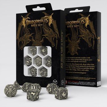 Набір кубиків Dracopolis: Scandinavian Blackfang Dice Set (7) SDCP01 фото