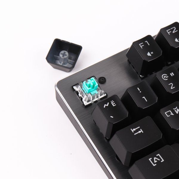 Клавиатура проводная игровая Bloody B760 (Grey) Green Sw 1604693 фото