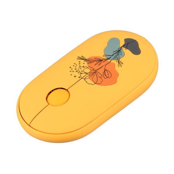Миша 2E MF300 FLORA:POPPY Silent WL BT, жовтий 2E-MF300WFLORAYW фото