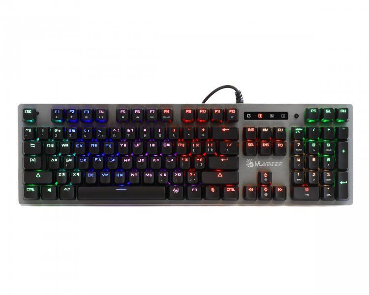 Клавиатура проводная игровая Bloody B760 (Grey) Green Sw 1604693 фото