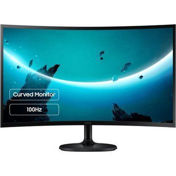Монитор Samsung 23.8" S24D360 D-Sub, HDMI, VA, 100Гц, 4мс, изогнутый LS24D360GAIXCI фото
