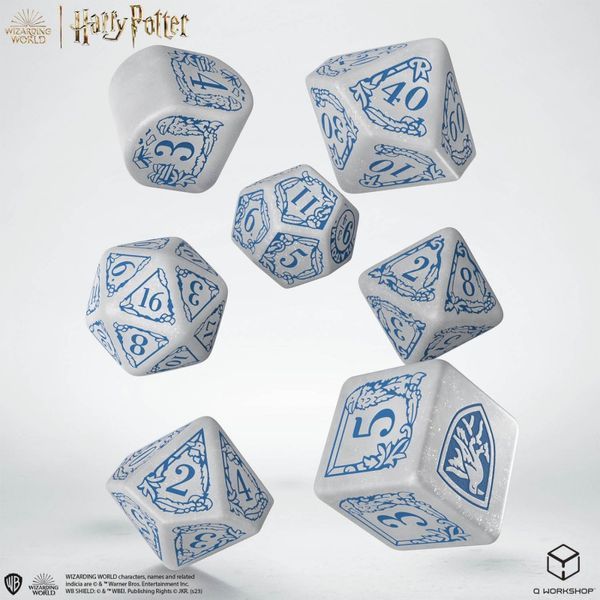 Набір кубиків Harry Potter. Ravenclaw Modern Dice Set - White (7) 190142/2023/3/B фото