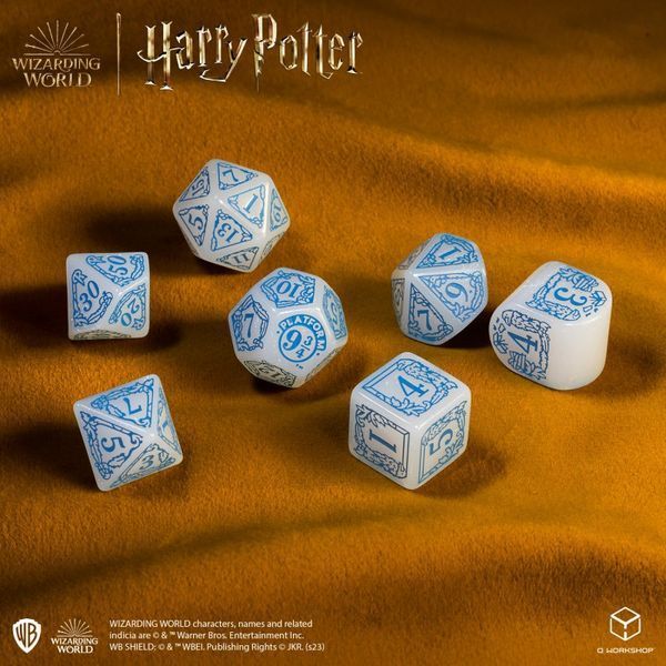 Набір кубиків Harry Potter. Ravenclaw Modern Dice Set - White (7) 190142/2023/3/B фото