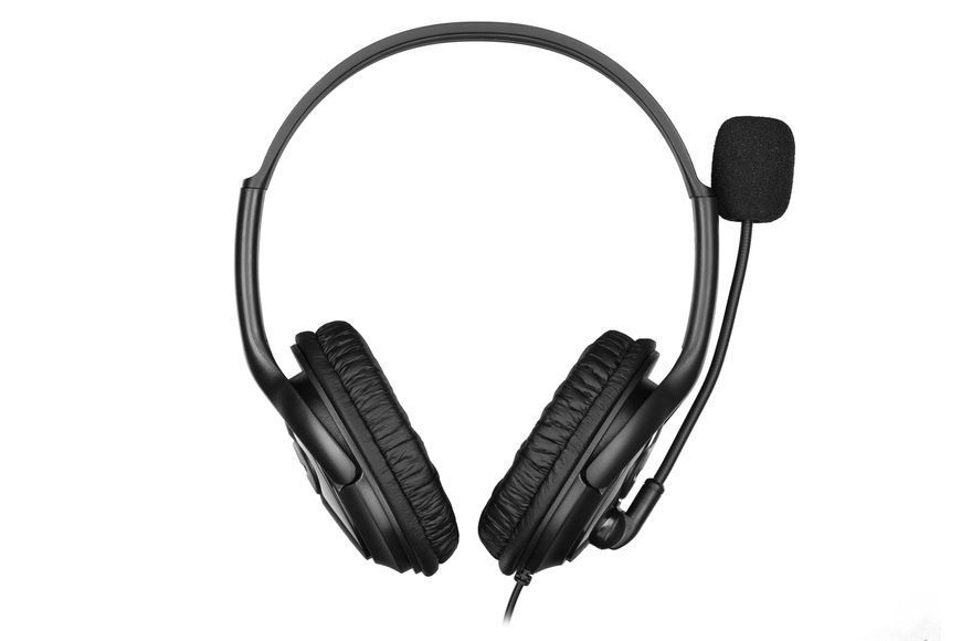 Гарнитура ПК стерео Over-ear 2E CH13 USB, omni-mic, 2 м, чёрная 2E-CH13SU фото