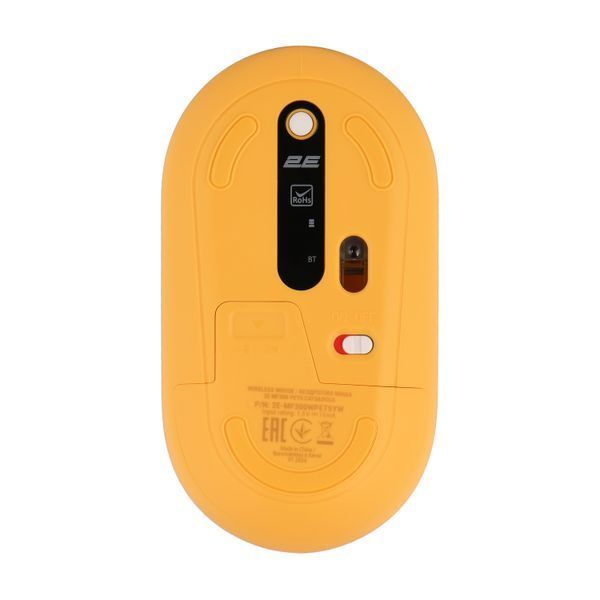 Миша 2E MF300 PETS:CATS&DOGS Silent WL BT, жовтий 2E-MF300WPETSYW фото