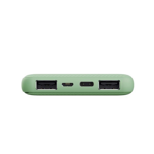 Акумулятор портативний літій-іонний Power Bank Trust Primo ECO 10000 мА&middot;год 2&times;USB-A/USB-C 15 Вт, зелений 25029_TRUST фото