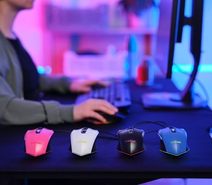 Мышь Trust GXT 109 Felox, RGB, USB-A, чёрный 25036_TRUST фото