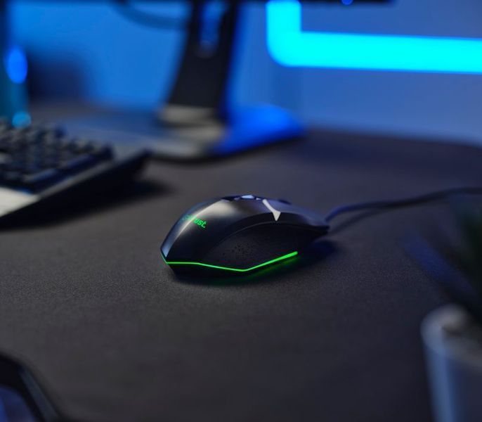 Мышь Trust GXT 109 Felox, RGB, USB-A, чёрный 25036_TRUST фото