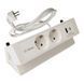 Накладний розетковий блок Lumine ORION 2xрозетки, 2xUSB A+C (15,5W), білий 171919 фото 2