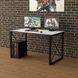 Геймерский стол Rasin LOFT-21 черный-белый 1145 фото 4