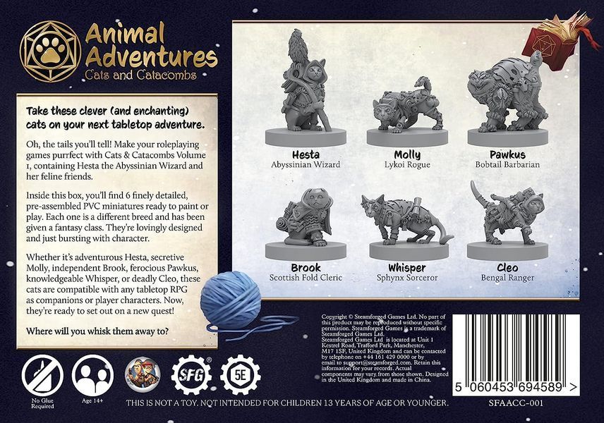 Animal Adventures: Cats and Catacombs - Volume 1 optstdgm008 фото