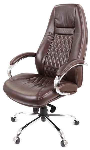 Крісло АКЛАС Луізіана MB (GB-242CC) (Шкіра LC-K Dark brown/PU Dark brown) 86891 фото