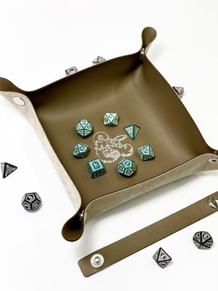 Лоток для кубиків Дракон коричневий Dice Tray optplntgr10 фото