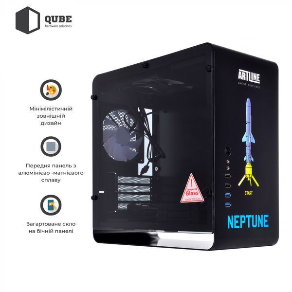 Корпус QUBE EAGLE Aluminum Black NeptuneUA Printed (QBX3M_WBNU3PN) QBX3M_WBNU3PN фото