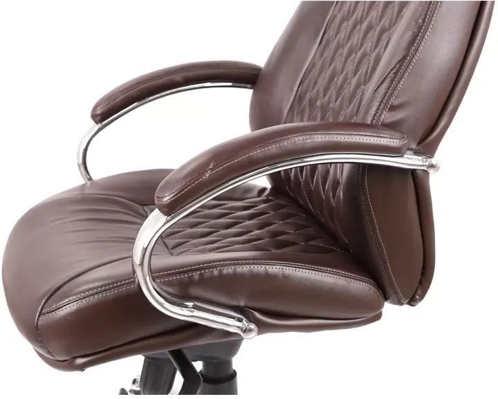 Крісло АКЛАС Луізіана MB (GB-242CC) (Шкіра LC-K Dark brown/PU Dark brown) 86891 фото