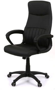 Крісло АКЛАС Крон TILT SP-8320-6N (PU Black) 142832 фото