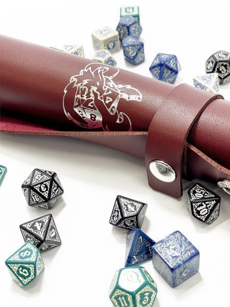 Лоток для кубиків Дракон бургунді Dice Tray optplntgr11 фото