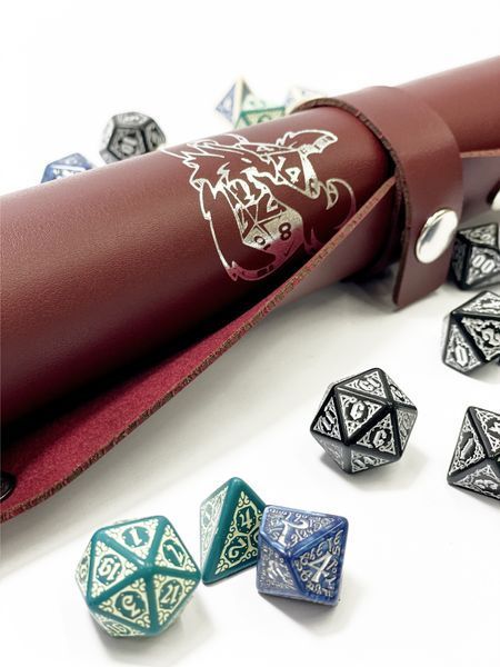 Лоток для кубиків Дракон бургунді Dice Tray optplntgr11 фото