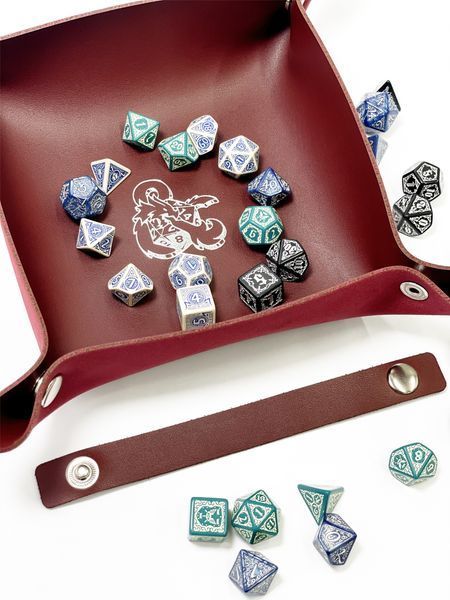Лоток для кубиків Дракон бургунді Dice Tray optplntgr11 фото