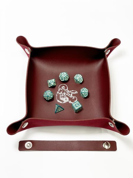 Лоток для кубиків Дракон бургунді Dice Tray optplntgr11 фото