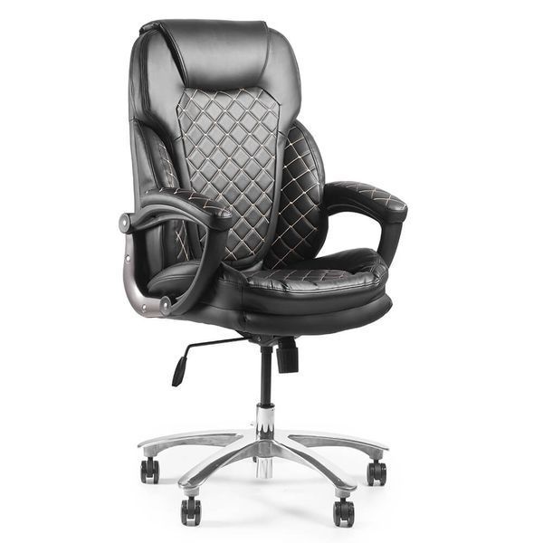 Кресло Barsky Soft Arm PU black Massage SPUMb_alu-02 SPUMb_alu-02 фото