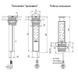 Висувний розетковий блок Lumine ELECTRIC 70mm 3-x розетки, чорний 171904 фото 3