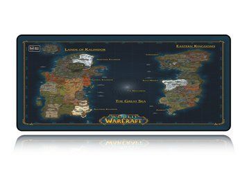 Великий килимок для мишки WorkPlaceShop Map WoW Azeroth 530825920 фото