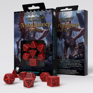 Набор кубиков COC The Outer Gods Nyarlathotep Dice Set (7) SCTN18 фото