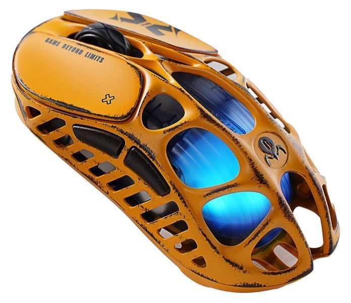 Миша GravaStar Mercury X Pro, 8K, BT/WL/USB-A, RGB, Battle-Worn Yellow GS_X_PRO_YLW фото