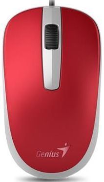 Мышь Genius DX-120, USB-A, красный 31010105104 фото