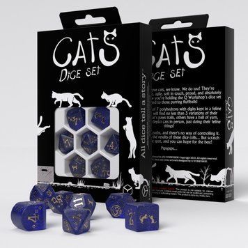 Набір кубиків Cats Modern Dice Set: Meowster (7) RCAT04 фото