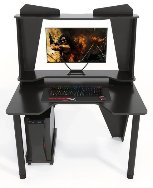 Геймерський стіл ZEUS-Game GAMER-4 чорний IV-312 фото